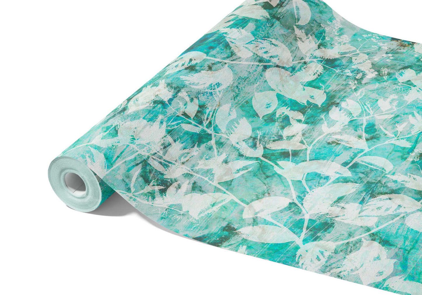 Papier Peint Floral Bleu