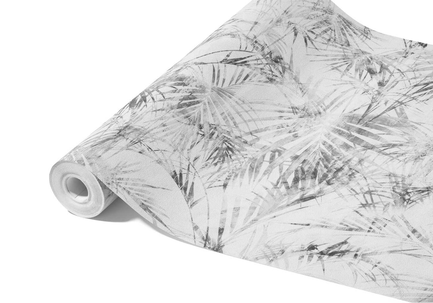 Papier Peint Panoramique Palmier Noir Et Blanc