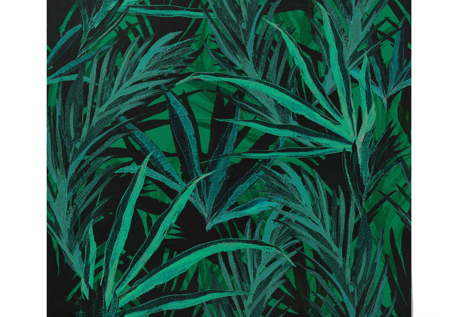 Papier Peint Feuillage Tropical