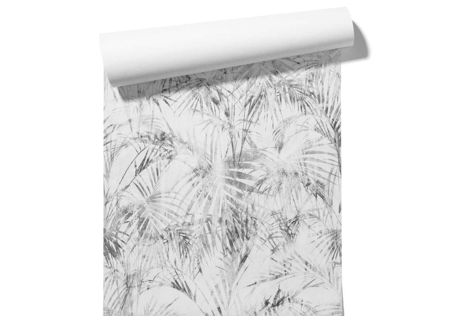Papier Peint Panoramique Palmier Noir Et Blanc