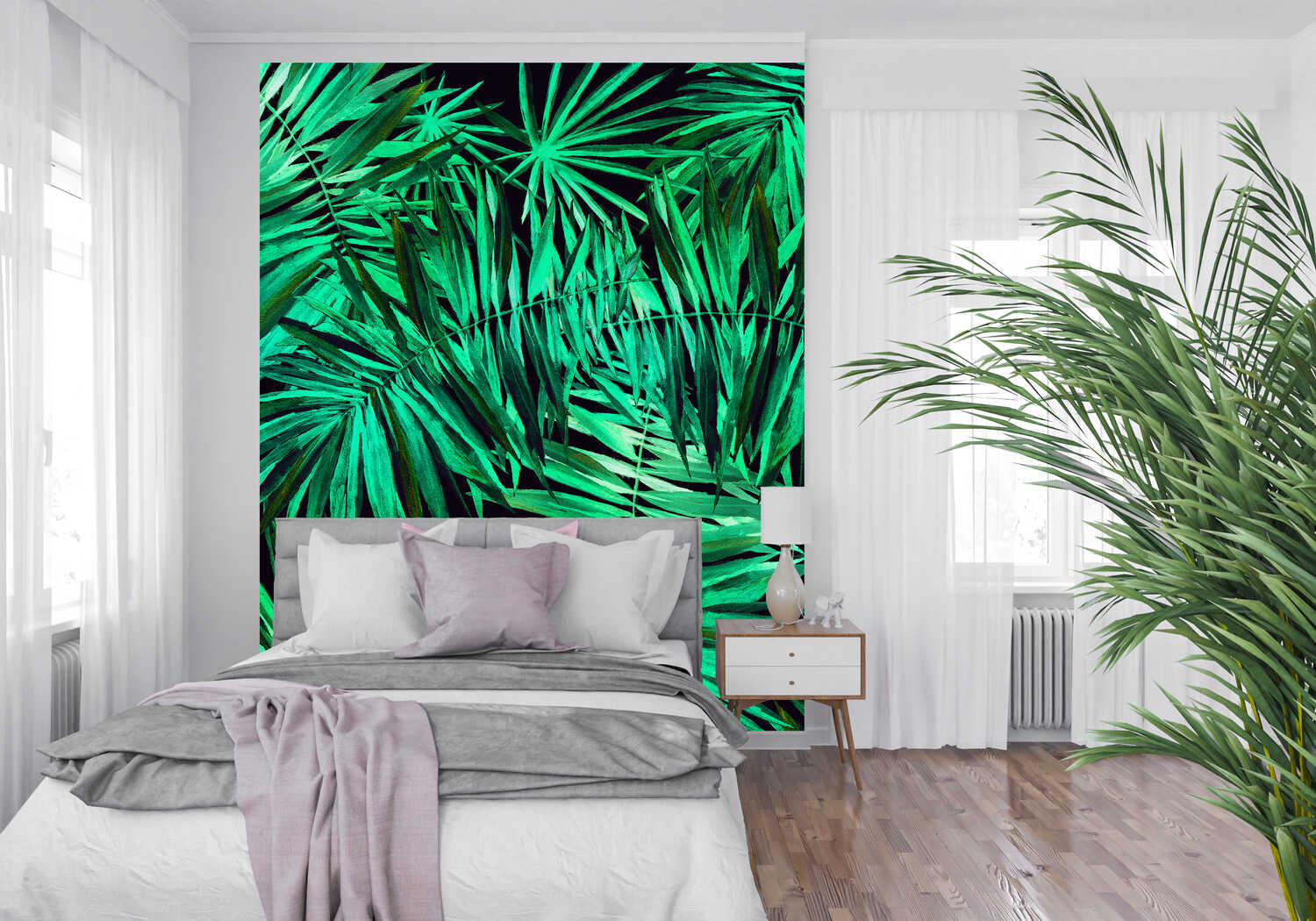 Papier Peint Feuille De Palmier | Wall Pure