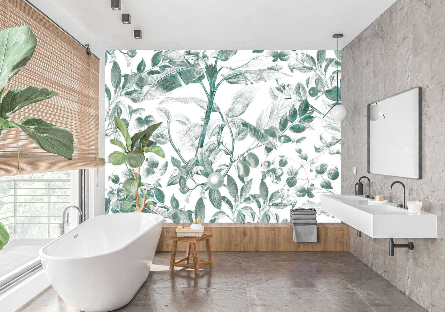 Papier Peint Fleuri Vintage