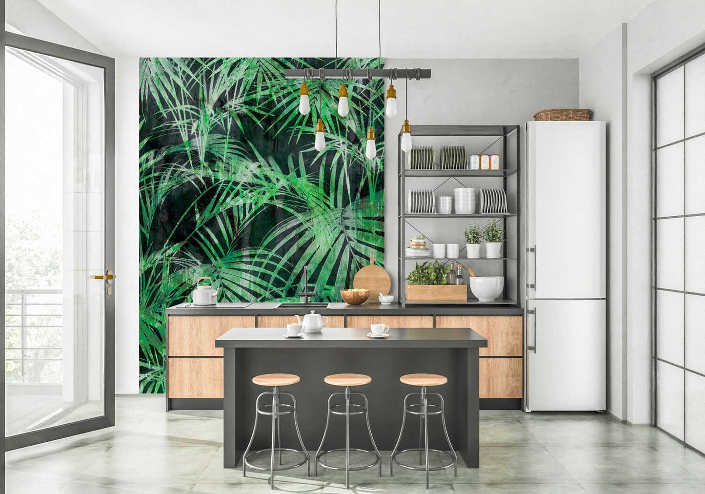 Papier Peint Tropical Chic