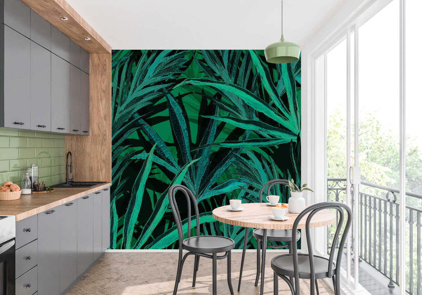 Papier Peint Feuillage Tropical