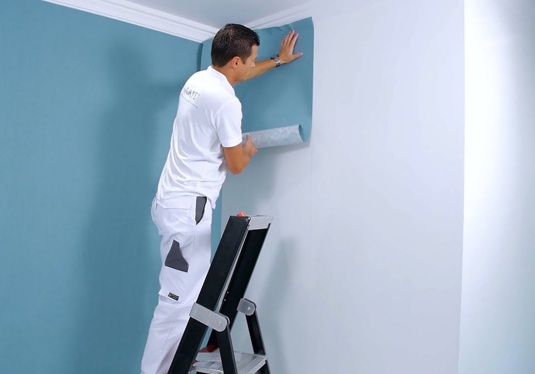 comment-poser-du-papier-peint-intissé