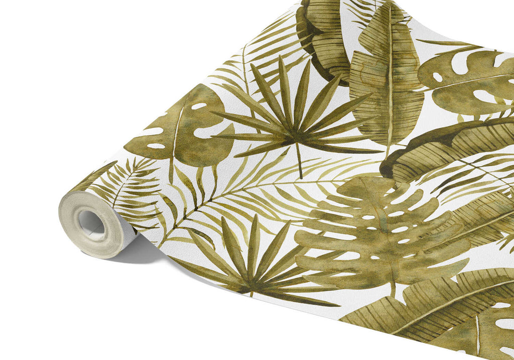 Papier Peint Feuille d'Or