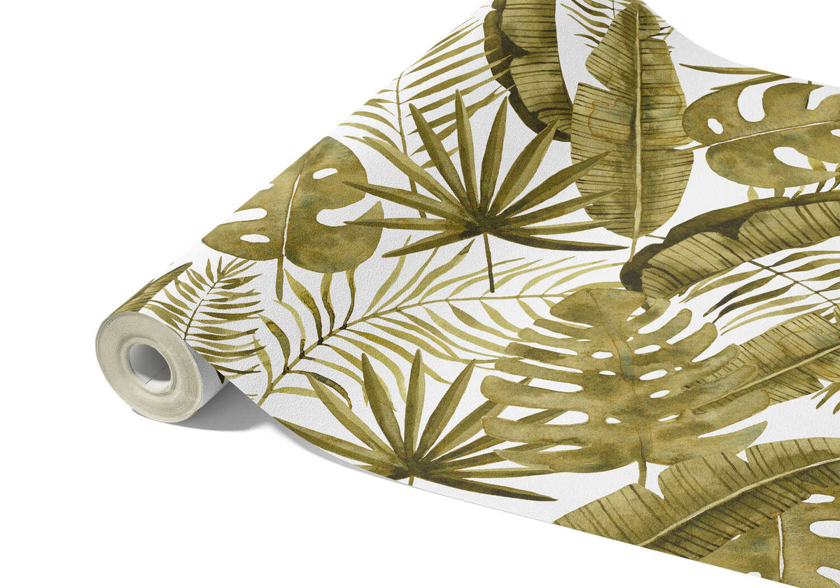Papier Peint Feuille d'Or