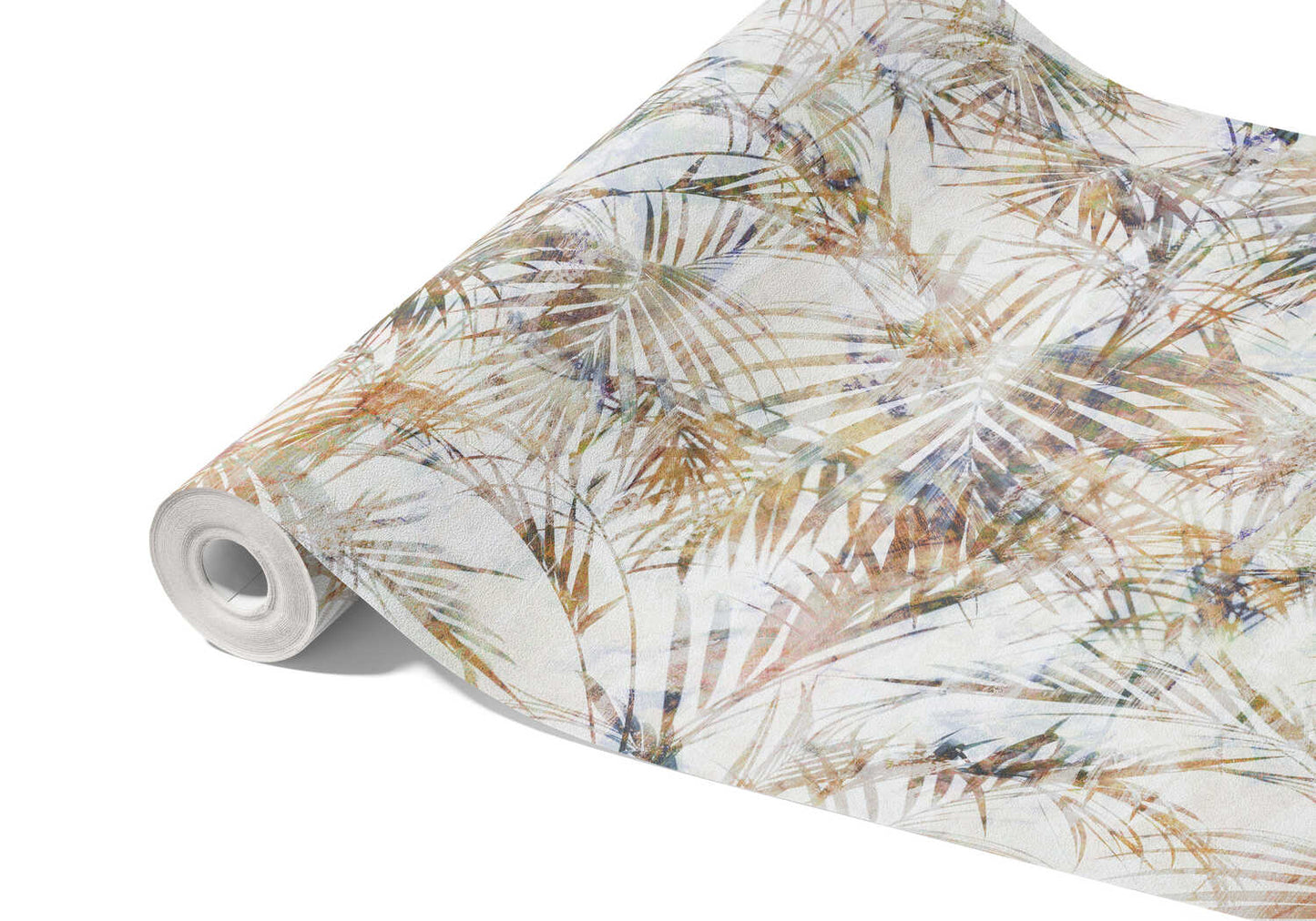 Papier Peint Feuille De Palmier Doré