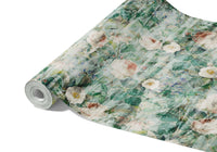 Papier Peint Floral Vert