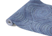 Papier Peint Graphique Bleu