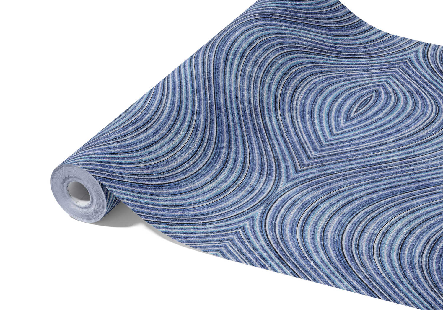Papier Peint Graphique Bleu