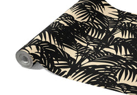 Papier Peint Palmier Doré