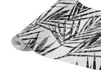 Tapisserie Palmier Noir Et Blanc