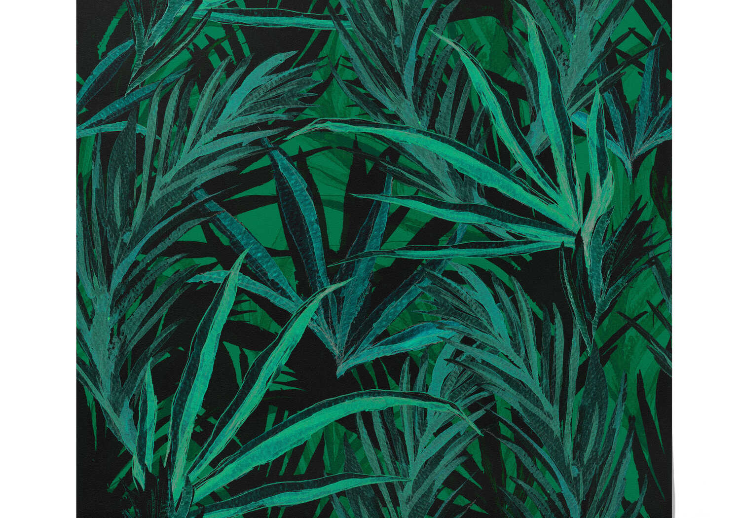 Papier Peint Feuillage Tropical