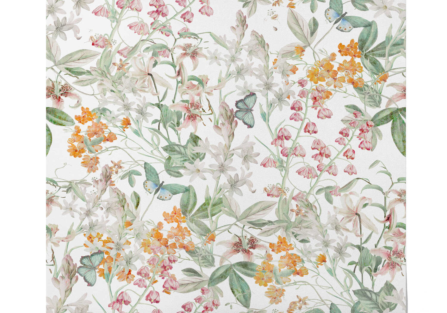 Papier Peint Floral Vintage