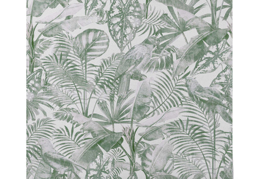 Échantillon du motif Papier Peint Tropical Noir Et Blanc