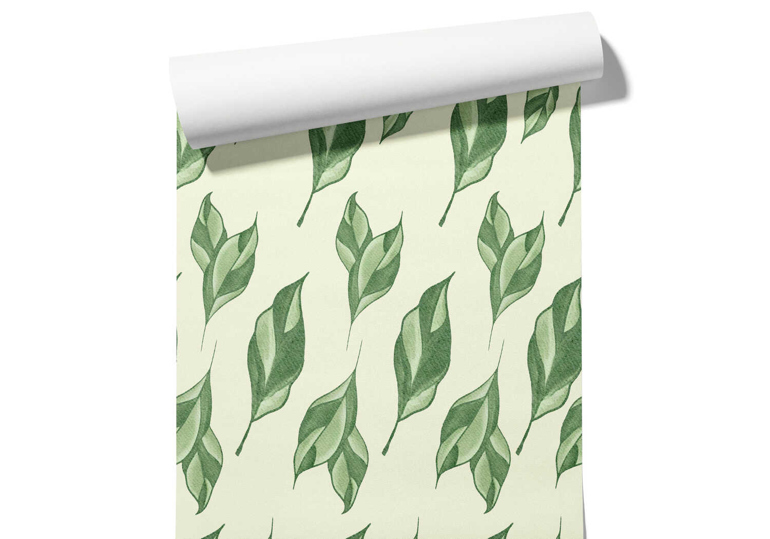 Papier Peint Feuille Verte