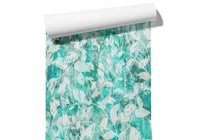 Papier Peint Floral Bleu