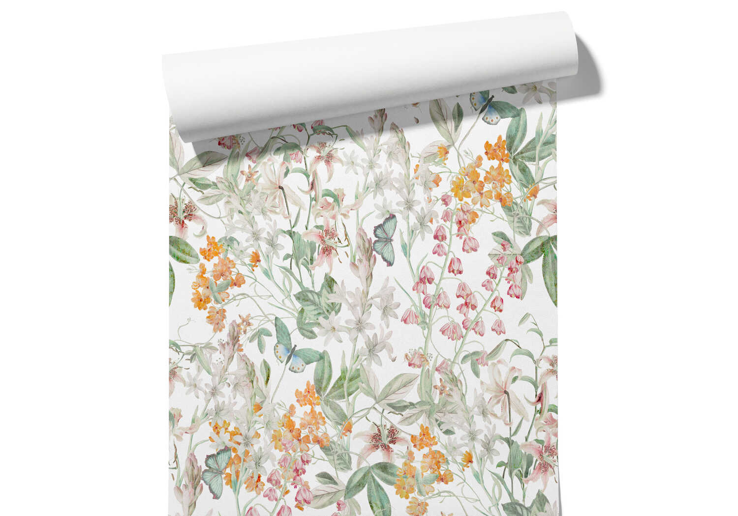 Papier Peint Floral Vintage