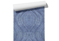 Papier Peint Graphique Bleu