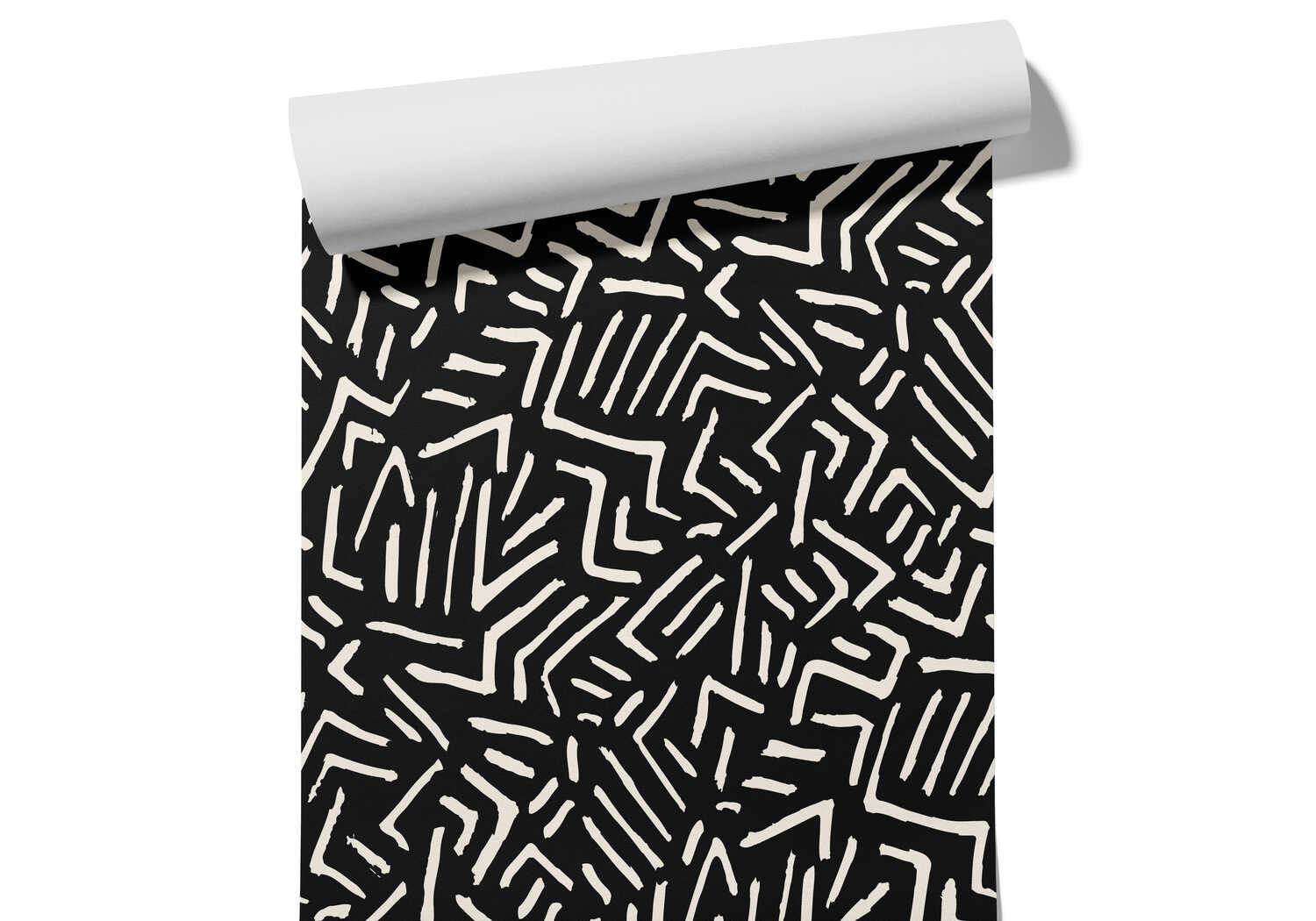 Papier Peint Noir Et Blanc Design