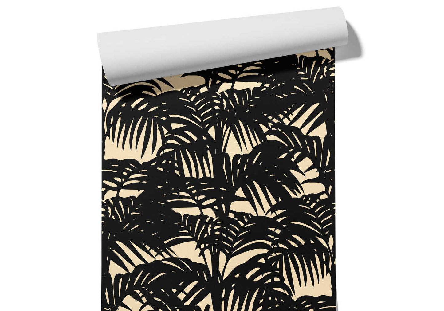 Papier Peint Palmier Doré