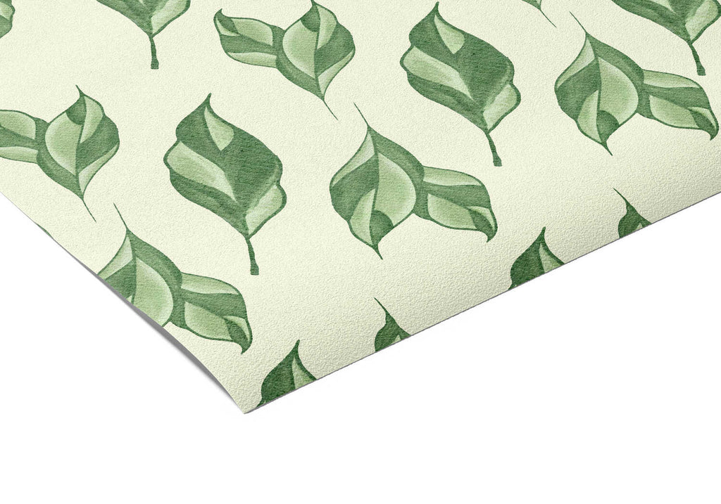 Papier Peint Feuille Verte