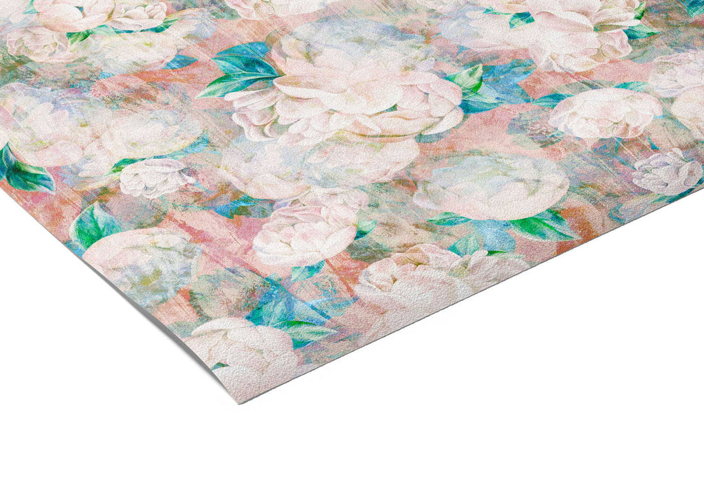 Papier Peint Floral Rose