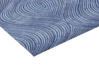 Papier Peint Graphique Bleu