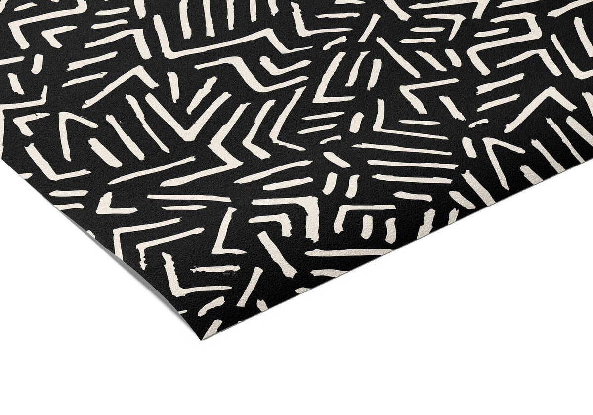 Papier Peint Noir Et Blanc Design