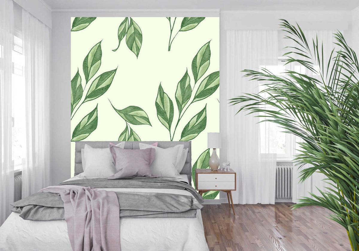 Papier Peint Feuilles