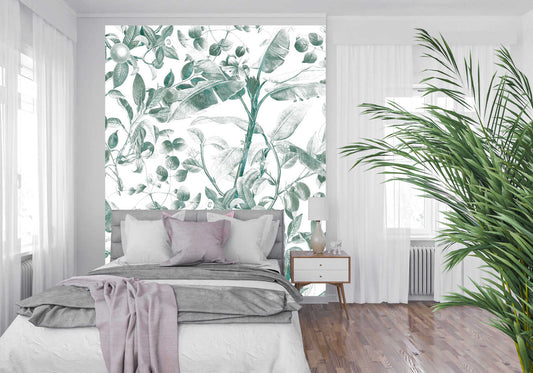 Papier Peint Fleuri Vintage