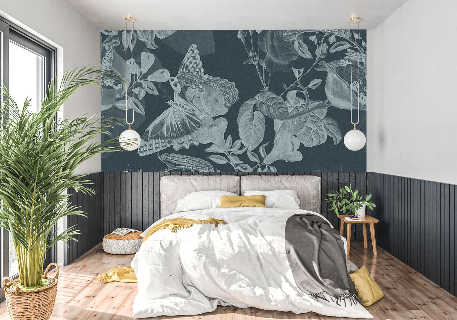 F-deco-papier-peint-noir-et-blanc-vintage