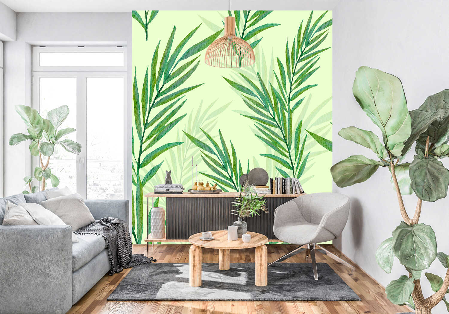 Papier Peint Nature Feuille