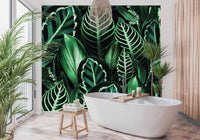 Papier Peint Tropical Vert