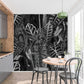Tropical Papier Peint Jungle Noir Et Blanc